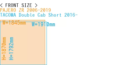 #PAJERO ZR 2006-2019 + TACOMA Double Cab Short 2016-